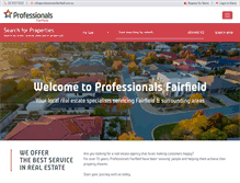 Tablet Screenshot of professionalsfairfield.com.au